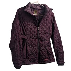 Under Armour X Storm Purple Puffer Lightweight Quilted Jacket XS